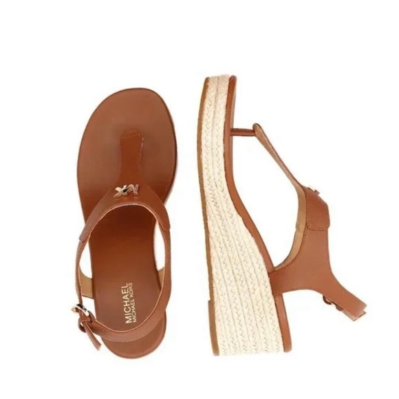 NWT Michael Kors Laney Espadrille Platform Wedge Sandal - Picture 5 of 5